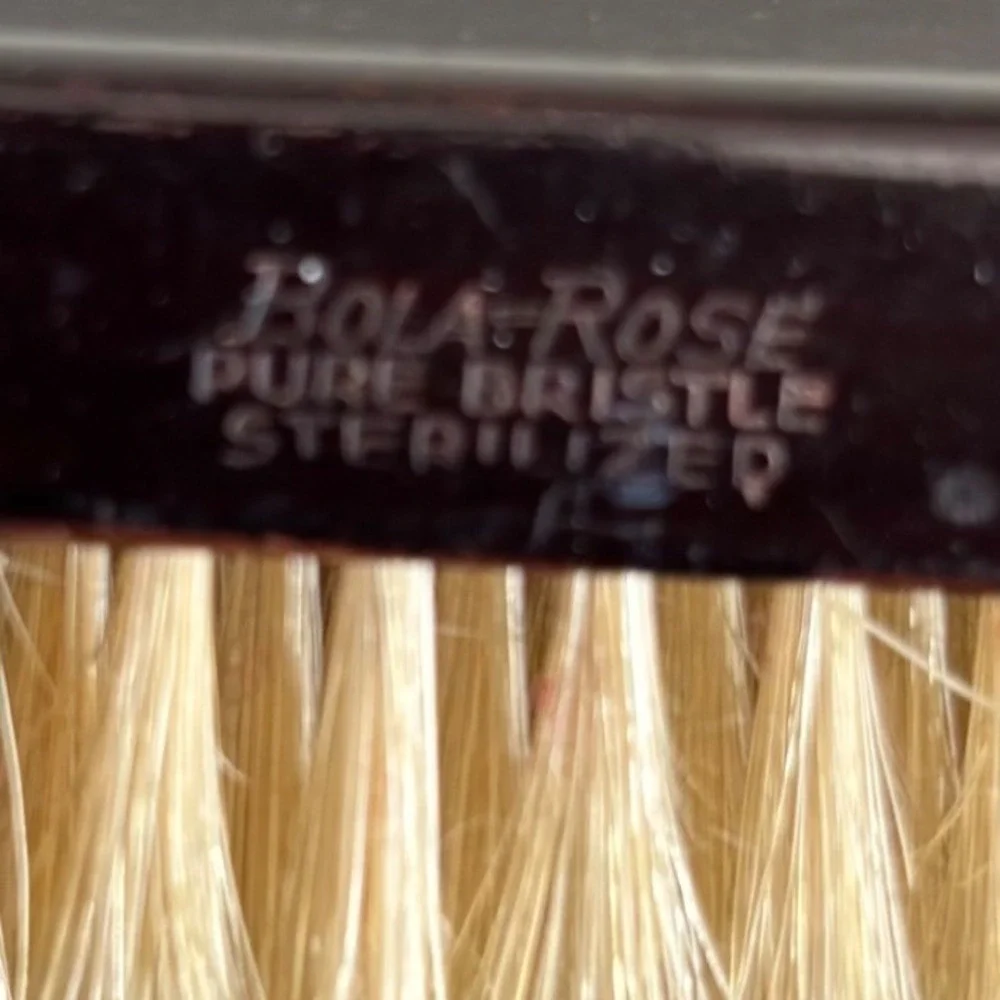 Vintage Hola-Rose‎ Mohawk | USA Pure Bristle | Clothes Brush | Wood Handle